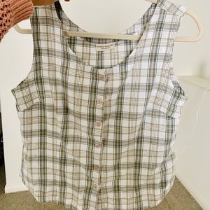90s Plaid Vest Top 🌼